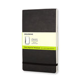 Notesblok reporter Moleskine pocket sort m/blanke ark soft