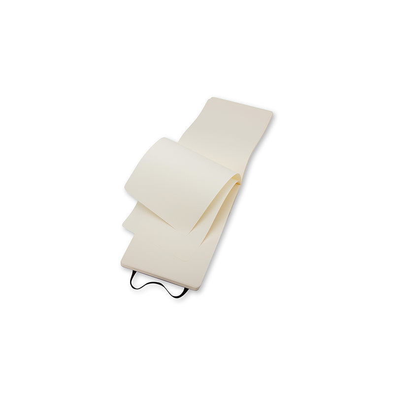 Notesblok reporter Moleskine pocket sort m/blanke ark soft