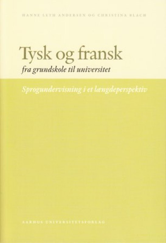 Tysk og fransk