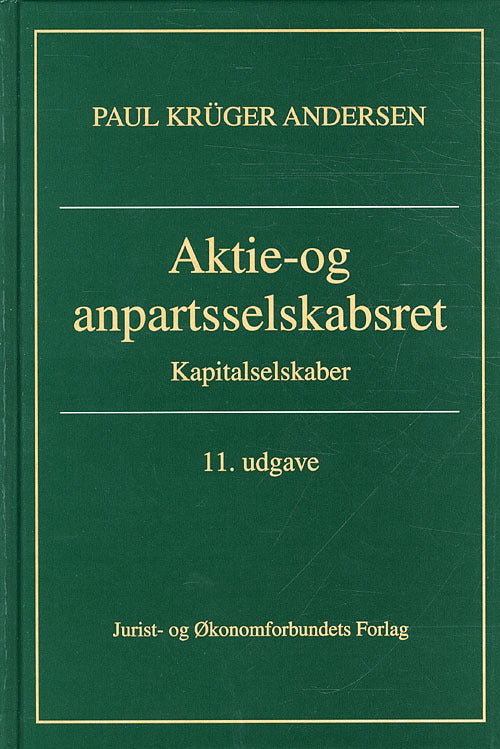 Aktie- og Anpartsselskabsret 11. udg.