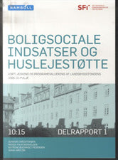 Boligsociale indsatser og huslejestøtte