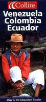 Venezuela, Colombia & Ecuador Travel Map