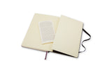 Notesbog Moleskine large sort m/240 kvadrerede ark hard