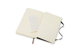 Notesbog Moleskine large sort m/192 linjerede ark soft cover