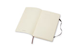 Notesbog Moleskine large sort m/240 kvadrerede ark soft