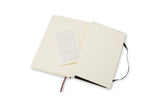 Notesbog Moleskine large sort m/240 kvadrerede ark soft