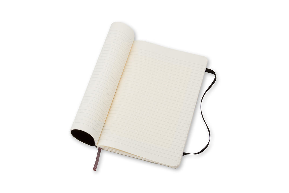 Notesbog Moleskine pocket sort m/192 linjerede ark soft