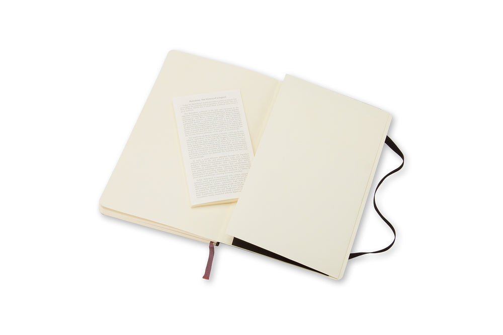 Notesbog Moleskine pocket sort m/192 linjerede ark soft