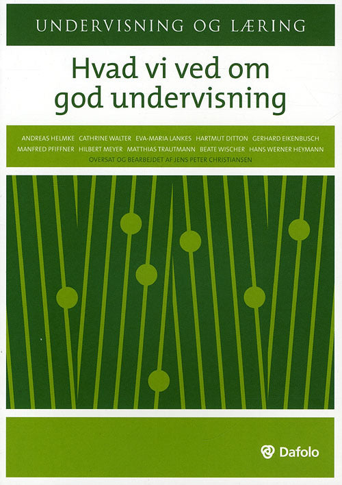 Hvad vi ved om god undervisning
