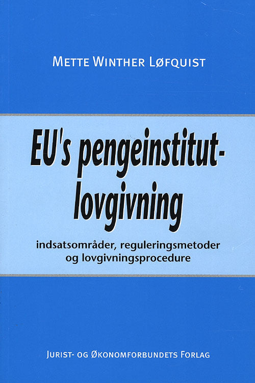 EU's pengeinstitutlovgivning