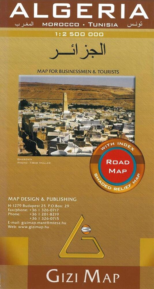 Algeria Road Map, Gizi Map