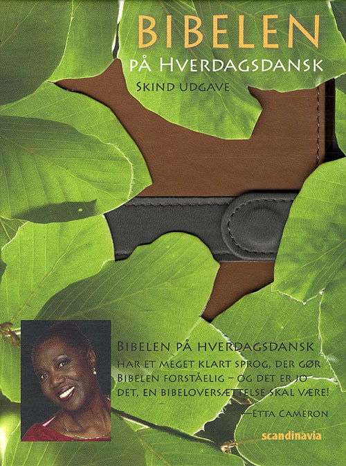 Bibelen på hverdagsdansk, lomme, brunt PU skind