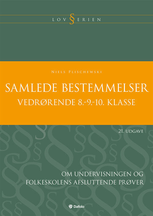 Samlede bestemmelser vedrørende 8.-9.-10. klasse