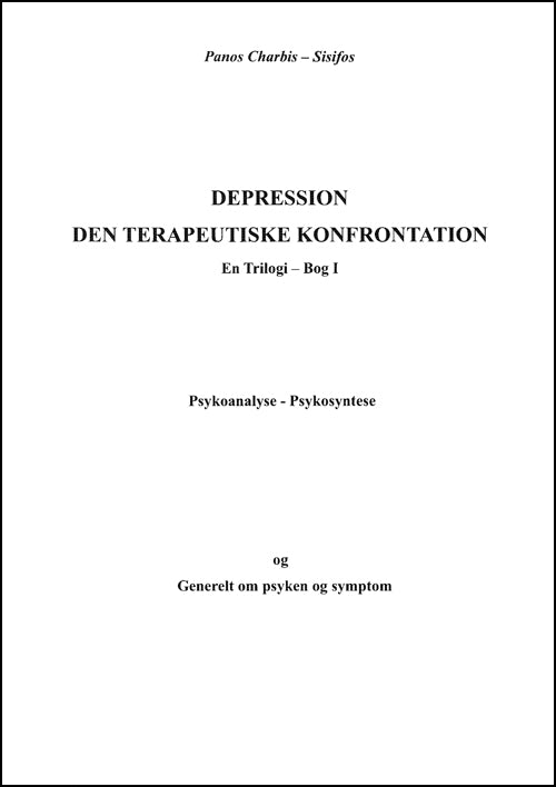 Depression - den terapeutiske konfrontation