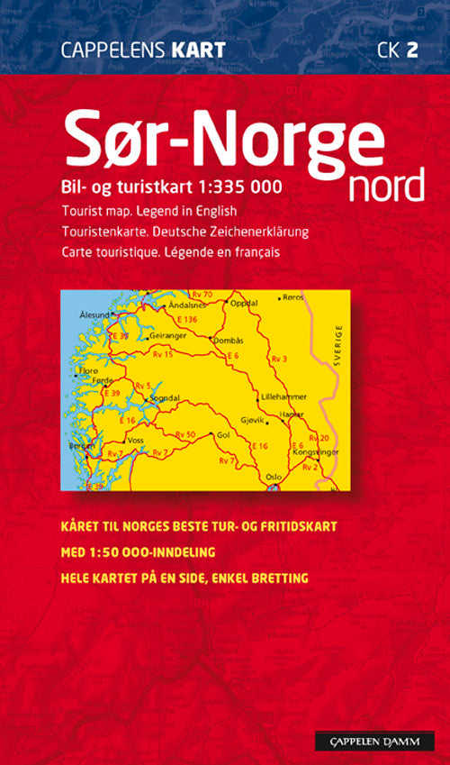 Sør-Norge nord 1:335.000  (2009)
