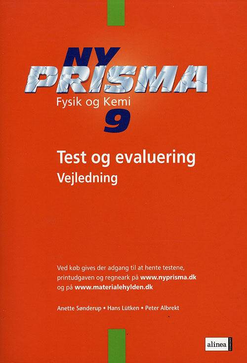 Ny Prisma 9, Test og evaluering, Vejledning