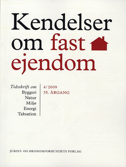 Kendelser om fast ejendom 2009/4