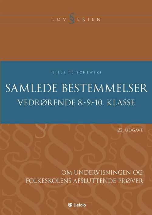Samlede bestemmelser vedrørende 8.-9.-10. klasse