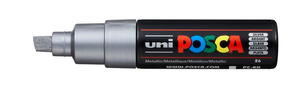 Paintmarker Uni POSCA pc-8k sølv