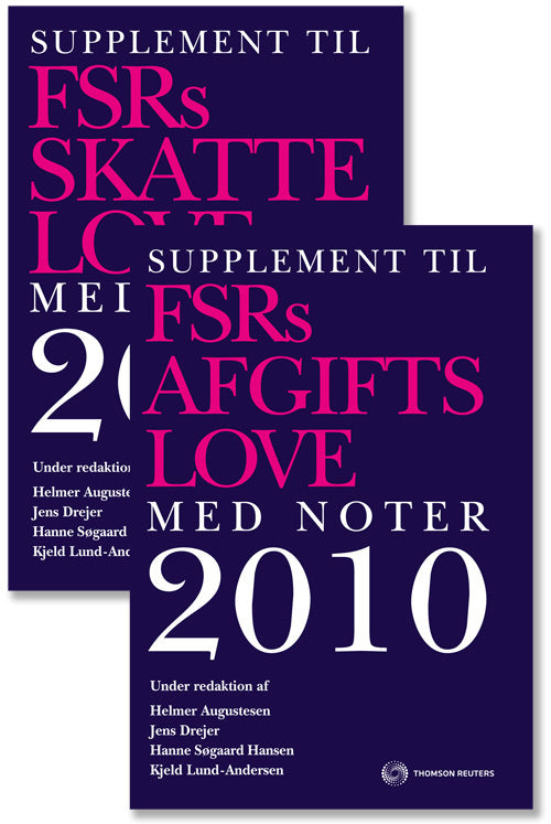 Supplement til FSRs skatte- og afgiftslove 2010