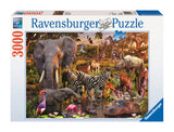 Puslespil african animals 3000 brikker