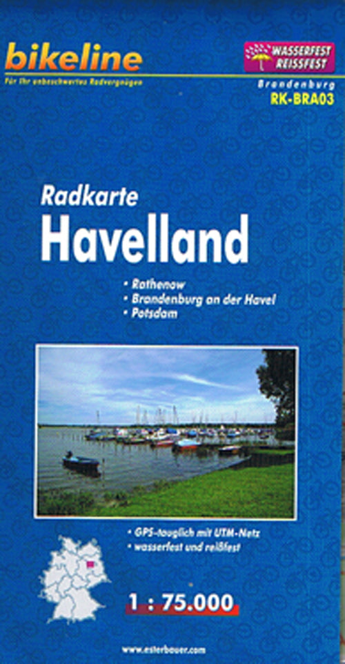 Radkarte Havelland : Rathenow - Brandenburg an der Havel - Potsdam