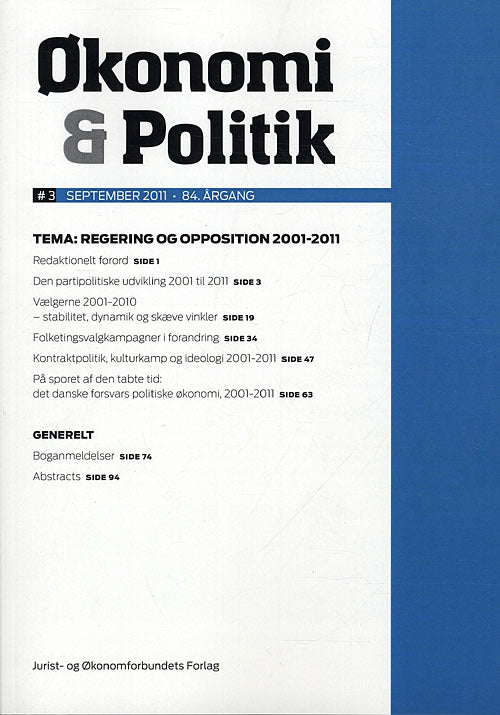 Økonomi og Politik 3-2011