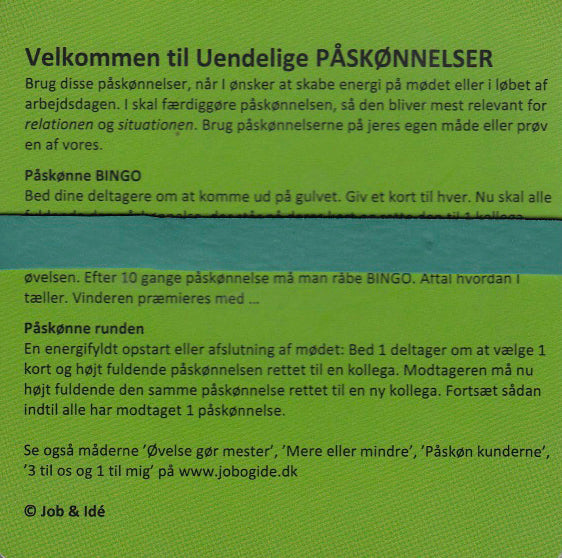 Uendelige påskønnelser