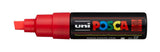 Paintmarker Uni POSCA pc-8k fluo rød