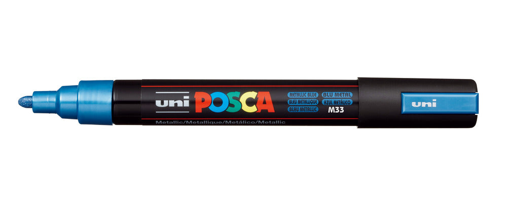 Paintmarker Uni POSCA pc-5m metallic blå
