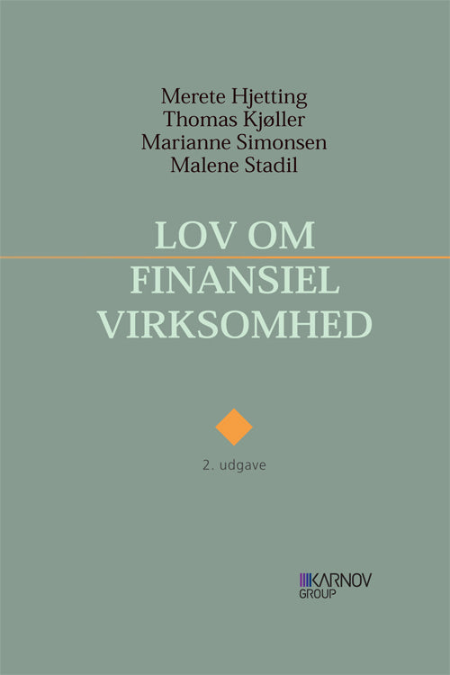 Lov om finansiel virksomhed - med kommentarer