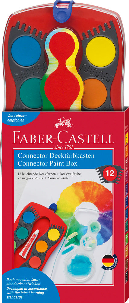 Farvelade Faber-Castell connector 12 stk.