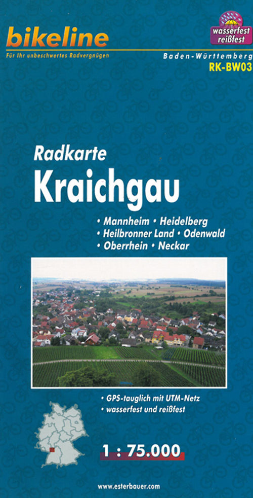 Kraichgau Radkarte