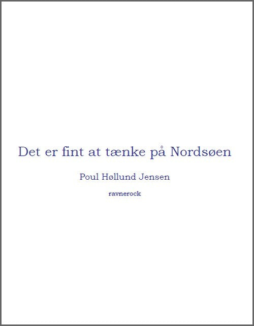 Det er fint at tænke på Nordsøen
