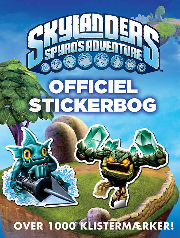 Skylanders Spyro's Adventure Officiel stickerbog