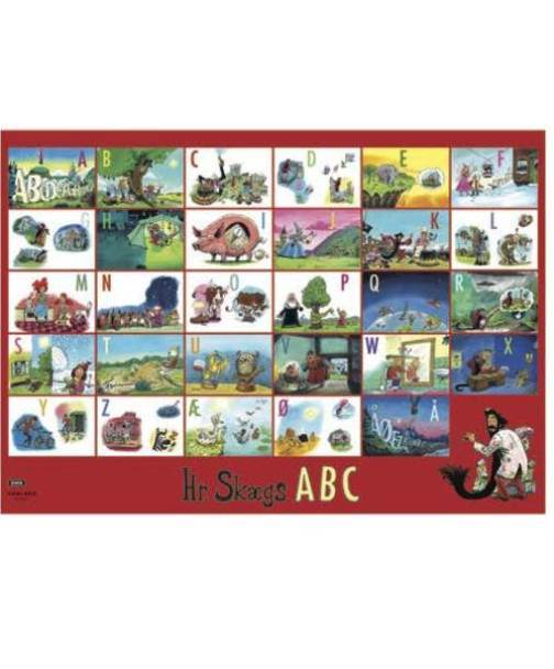 Hr. Skægs ABC - plakat