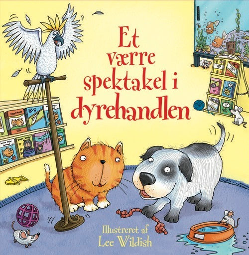 Et værre spektakel i dyrehandlen m/lyd