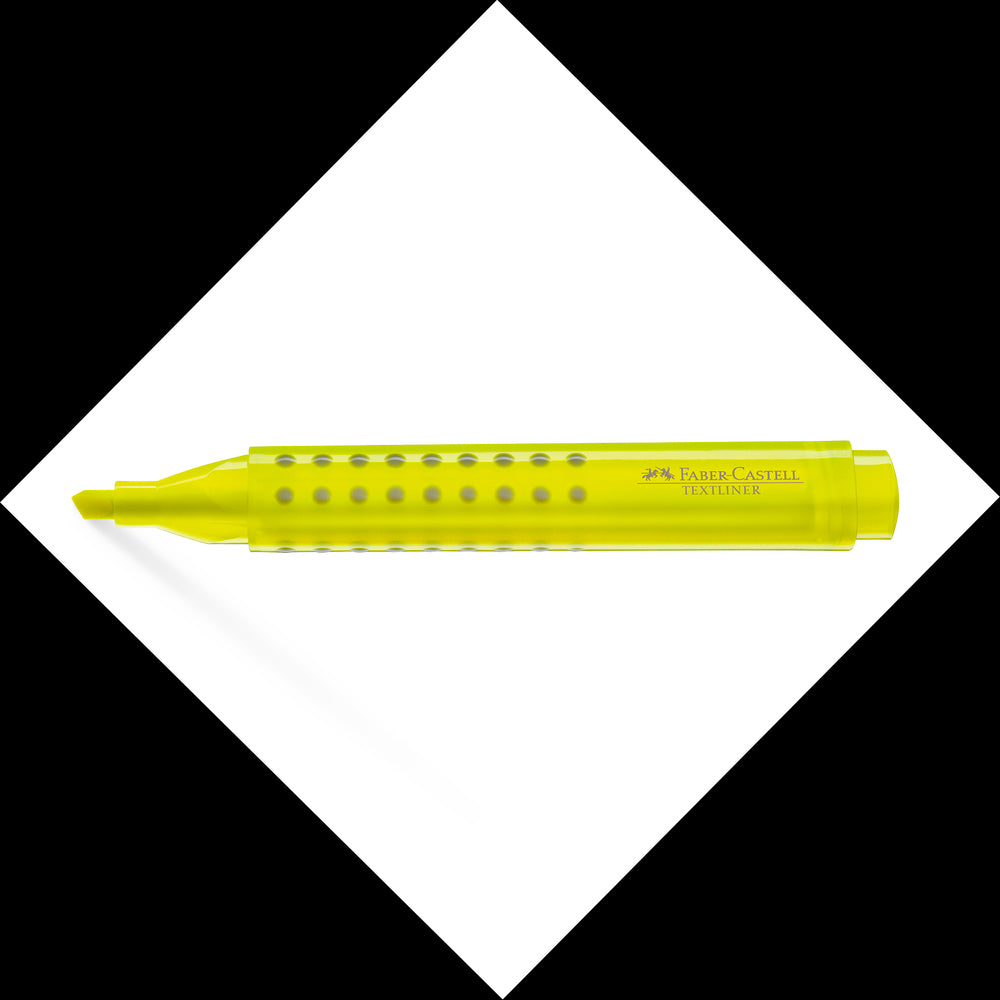 Tekstmarker grip 2001 Faber-Castell gul