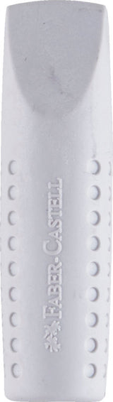 Topviskelæder jumbo Faber-Castell sølv