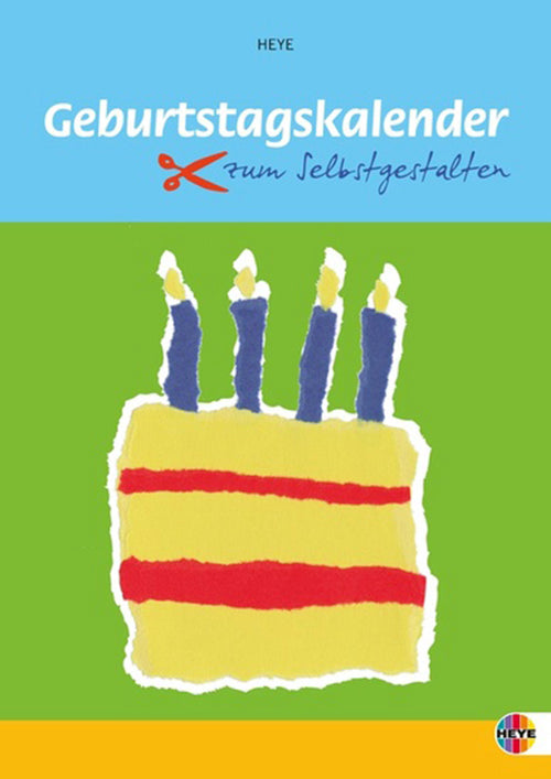 Geburtstagskalender zum Selbstgestalten 2017