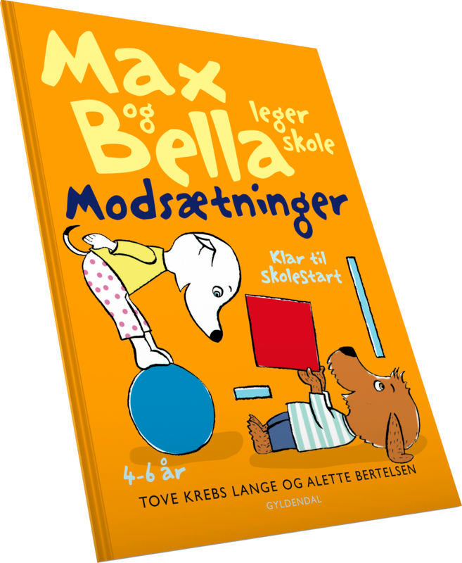 Max og Bella leger skole. Modsætninger