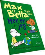 Max og Bella leger skole. Her er jeg
