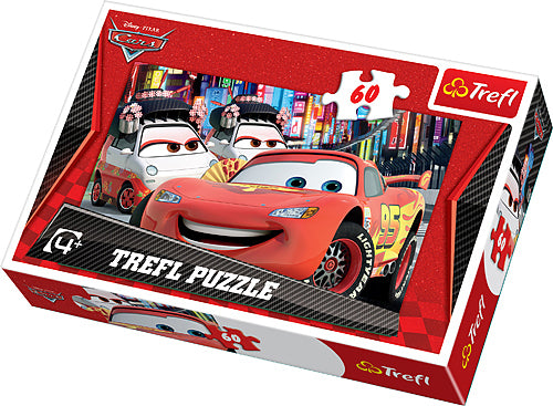 Puslespil cars 60 brikker trefl