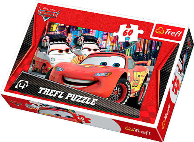 Puslespil cars 60 brikker trefl