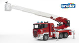 Bruder Scania brandbil, stige, vandpumpe, lyd-og lysmodul