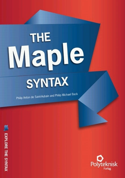 The Maple syntax