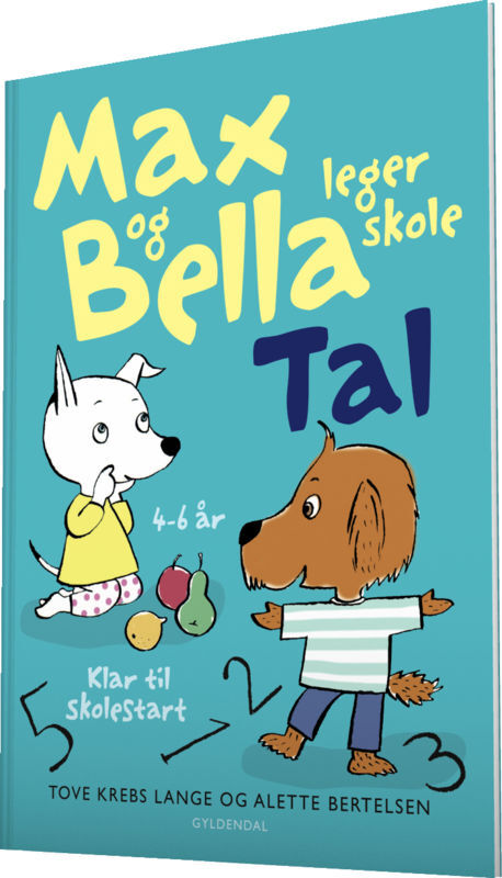 Max og Bella leger skole. Tal