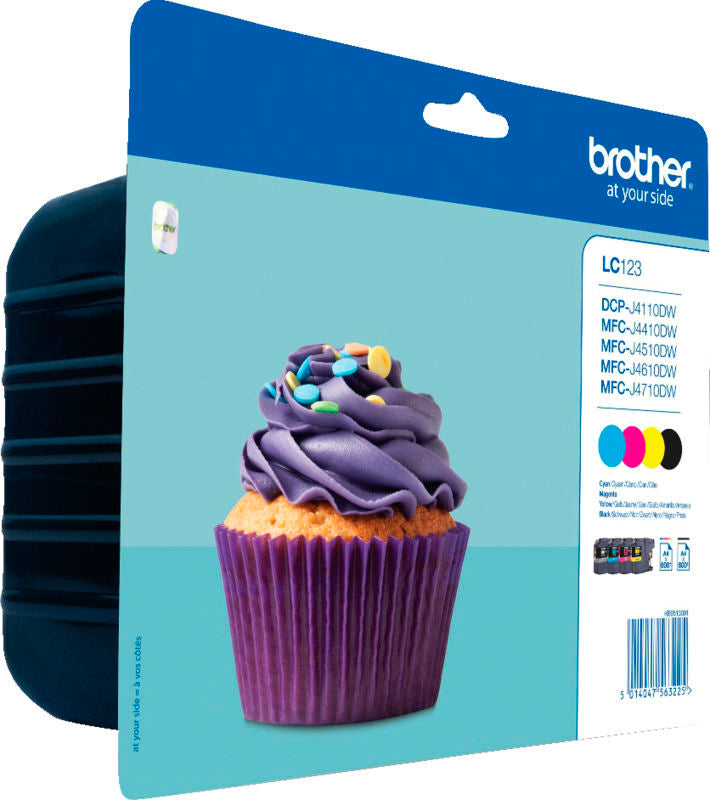Brother LC-123 bk ink cartridge valuepack printerpatron