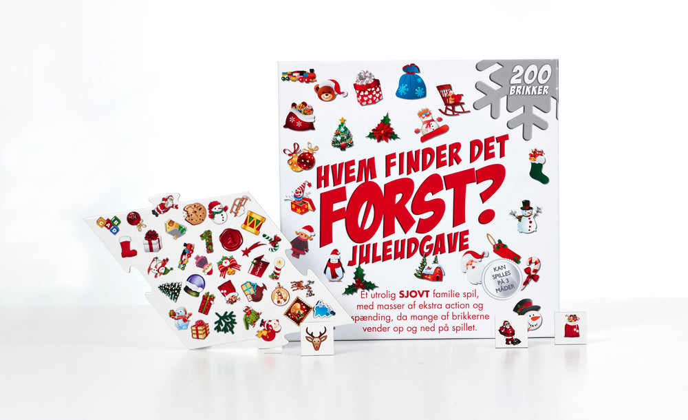 BRÆTSPIL HVEM FINDER DEN FØRST JULEUDGAVE