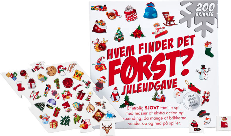 BRÆTSPIL HVEM FINDER DEN FØRST JULEUDGAVE